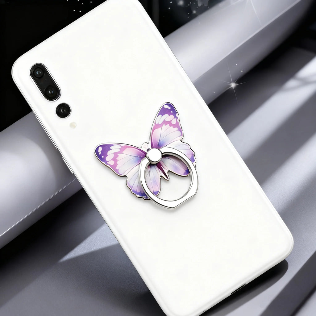 2/5pcs Beautiful Butterfly Phone Holder Suitable Mobile Phone Ring Holder Phone Accessories Stand