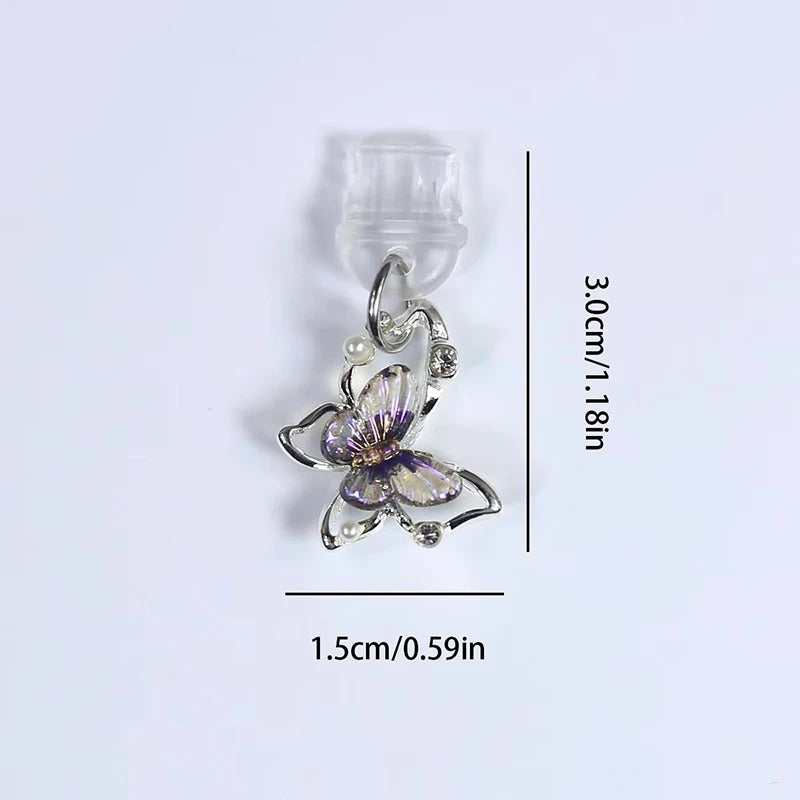 Beautiful Butterfly Phone Duster Plug