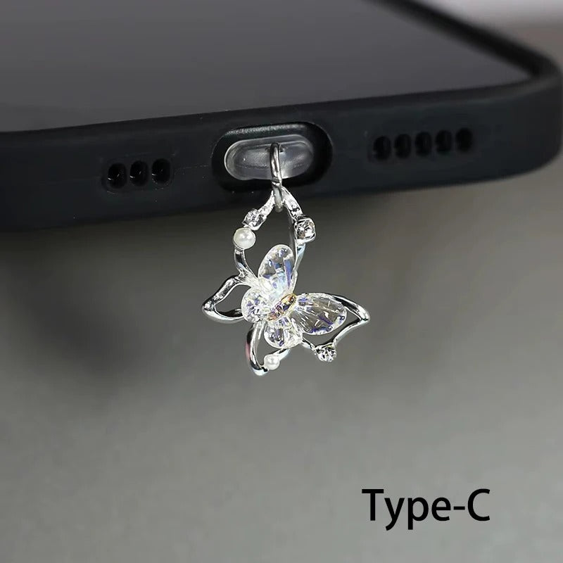 Beautiful Butterfly Phone Duster Plug